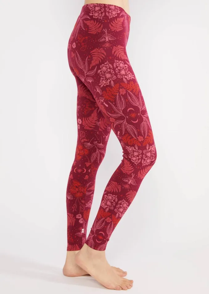 Blutsgeschwister Cotton Leggings Lovely Legs Red Women Trousers