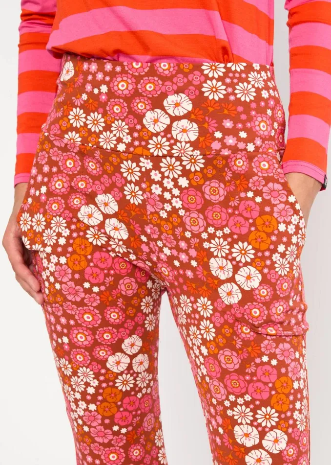 Blutsgeschwister Flares Easy Flared Brown Women Trousers