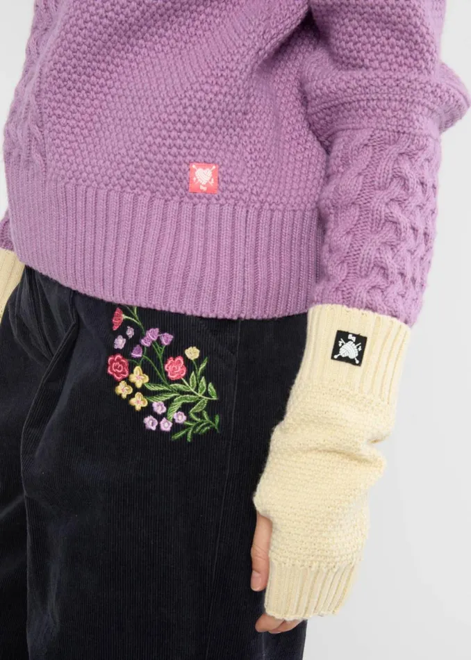 Blutsgeschwister Handwarmers Hand On Heart White Women Other Accessoires