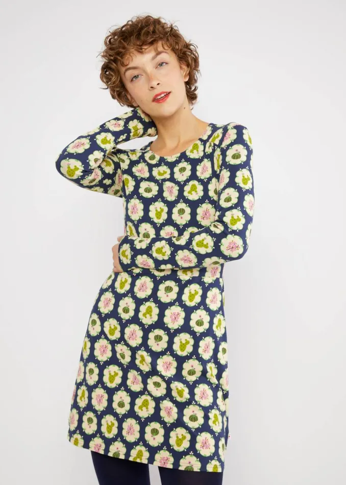 Blutsgeschwister Jersey Dress Hootchy Kootchy Petite Blue Women Dresses