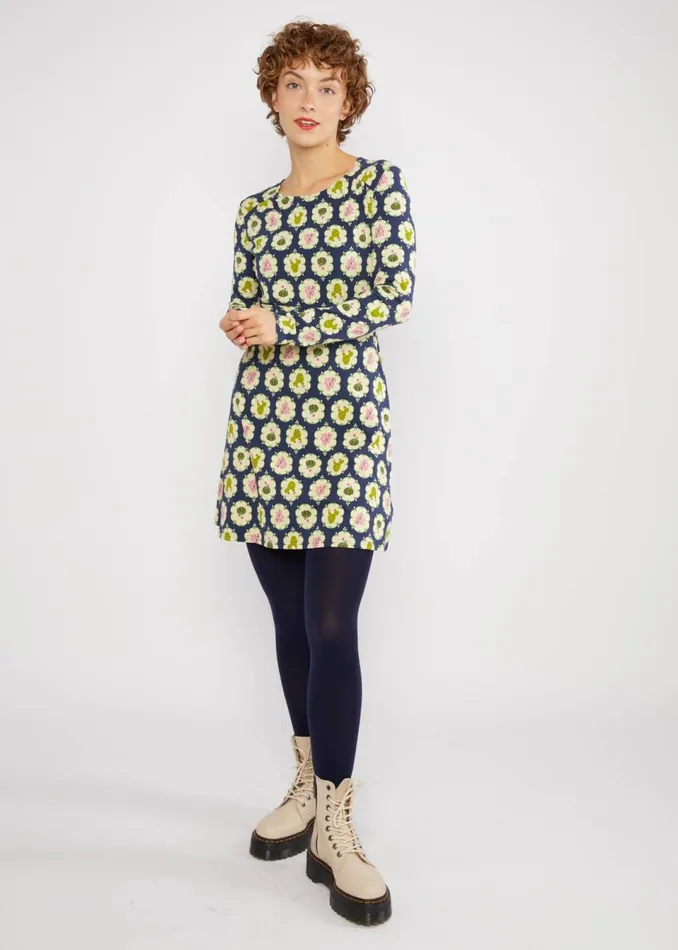 Blutsgeschwister Jersey Dress Hootchy Kootchy Petite Blue Women Dresses