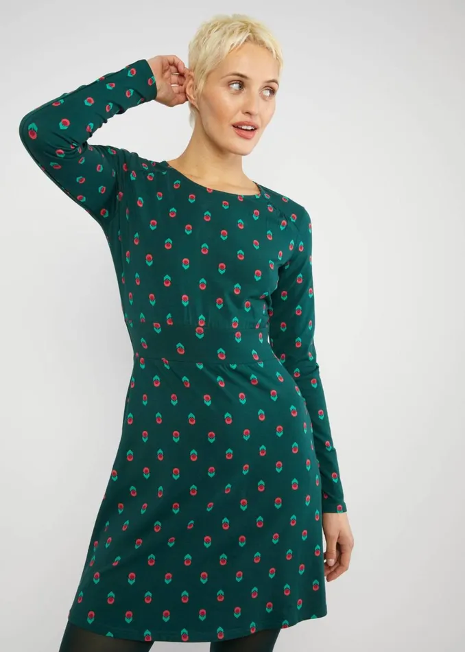 Blutsgeschwister Jersey Dress Hootchy Kootchy Petite Green Women Dresses