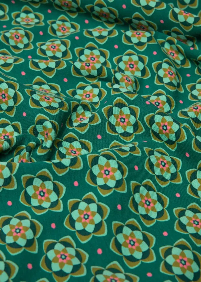 Blutsgeschwister Jersey Top Whispering Serenity Green Women Tops
