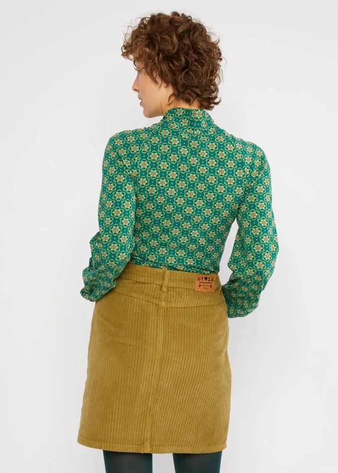 Blutsgeschwister Jersey Top Whispering Serenity Green Women Tops