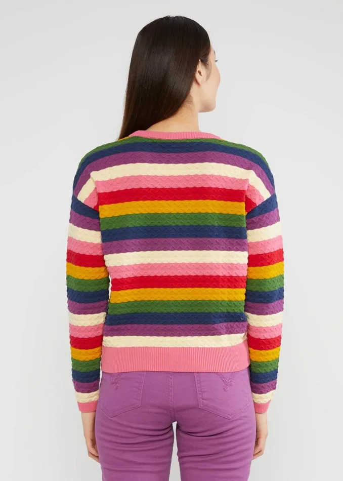 Blutsgeschwister Knitted Jumper Chic Promenade Pink Women Knitted Jumpers