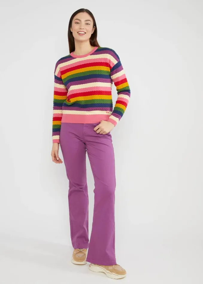 Blutsgeschwister Knitted Jumper Chic Promenade Pink Women Knitted Jumpers
