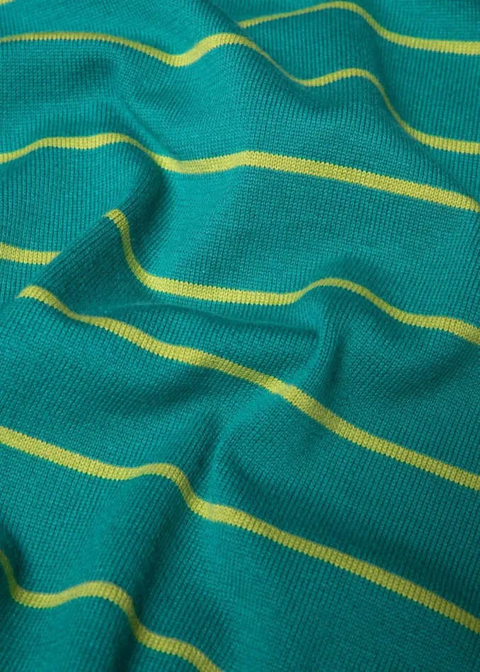 Blutsgeschwister Knitted Jumper Pretty Preppy Green Women Knitted Jumpers