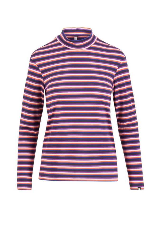 Blutsgeschwister Longsleeve Lonely Lips Turtle Purple Women Tops