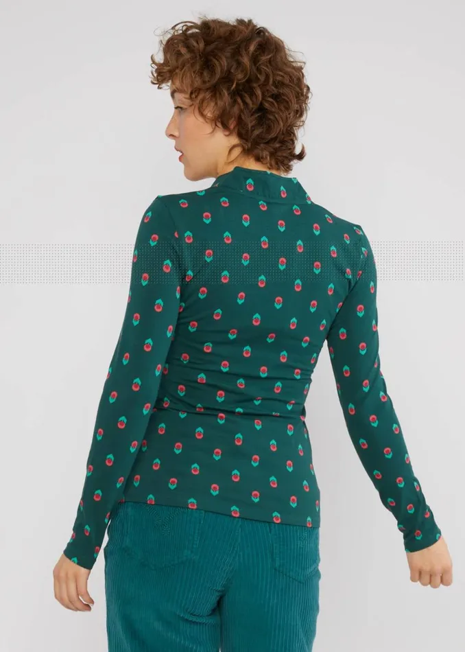 Blutsgeschwister Longsleeve Miraculous Power Green Women Tops