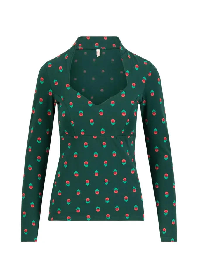 Blutsgeschwister Longsleeve Miraculous Power Green Women Tops