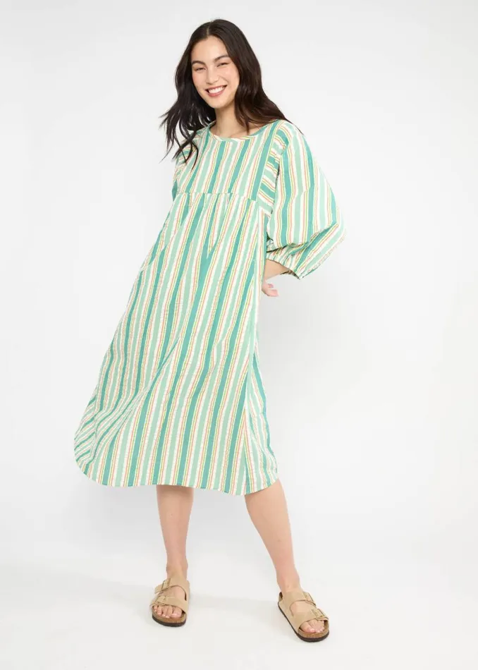 Blutsgeschwister Midi Dress Seesaw Sunday Green Women Dresses