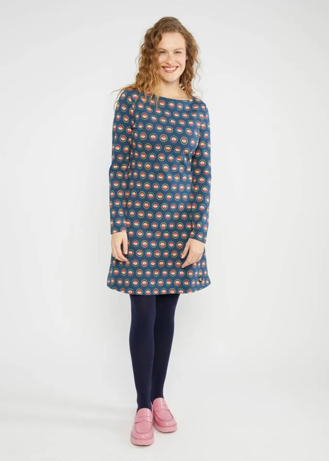 Blutsgeschwister Shift Dress Mod A Hulu Blue Women Dresses