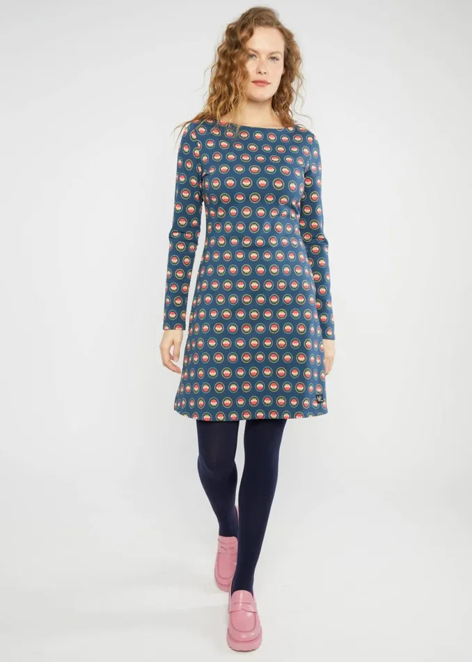 Blutsgeschwister Shift Dress Mod A Hulu Blue Women Dresses