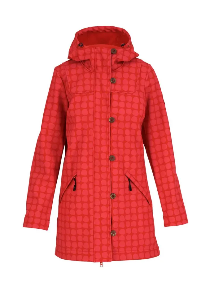 Blutsgeschwister Soft Shell Jacket Wild Weather Pink Women Jackets and Coats