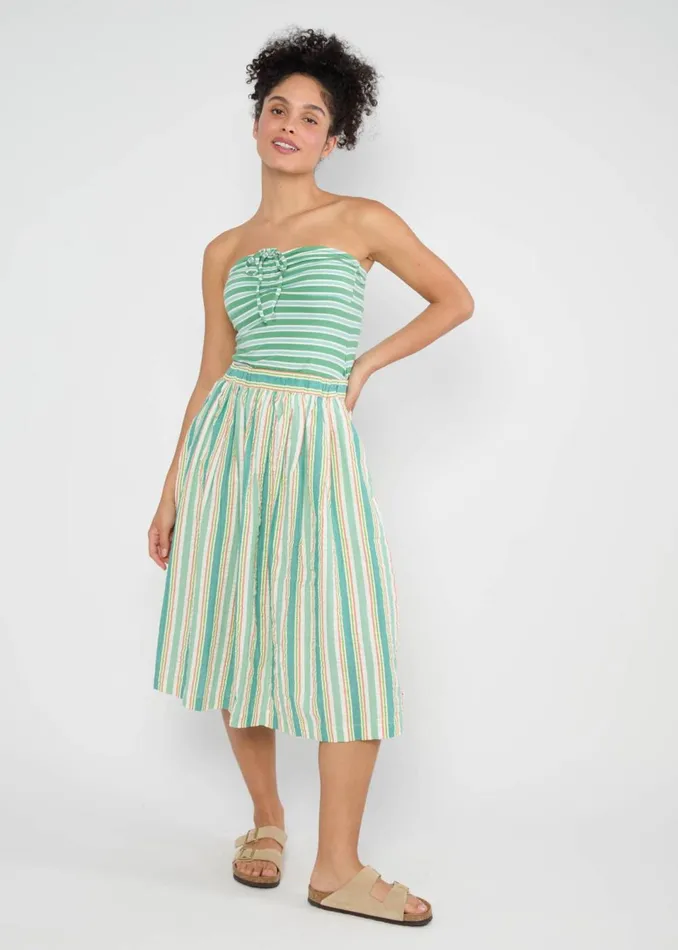 Blutsgeschwister Summer Skirt Everyday Poetry Green Women Skirts