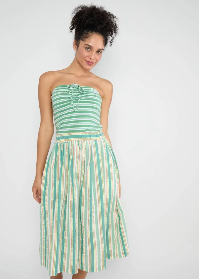 Blutsgeschwister Summer Skirt Everyday Poetry Green Women Skirts
