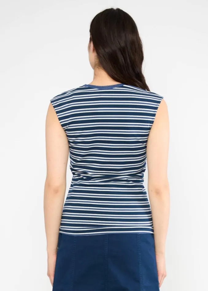 Blutsgeschwister Summer Top Let Romance Rule Blue Women Tops