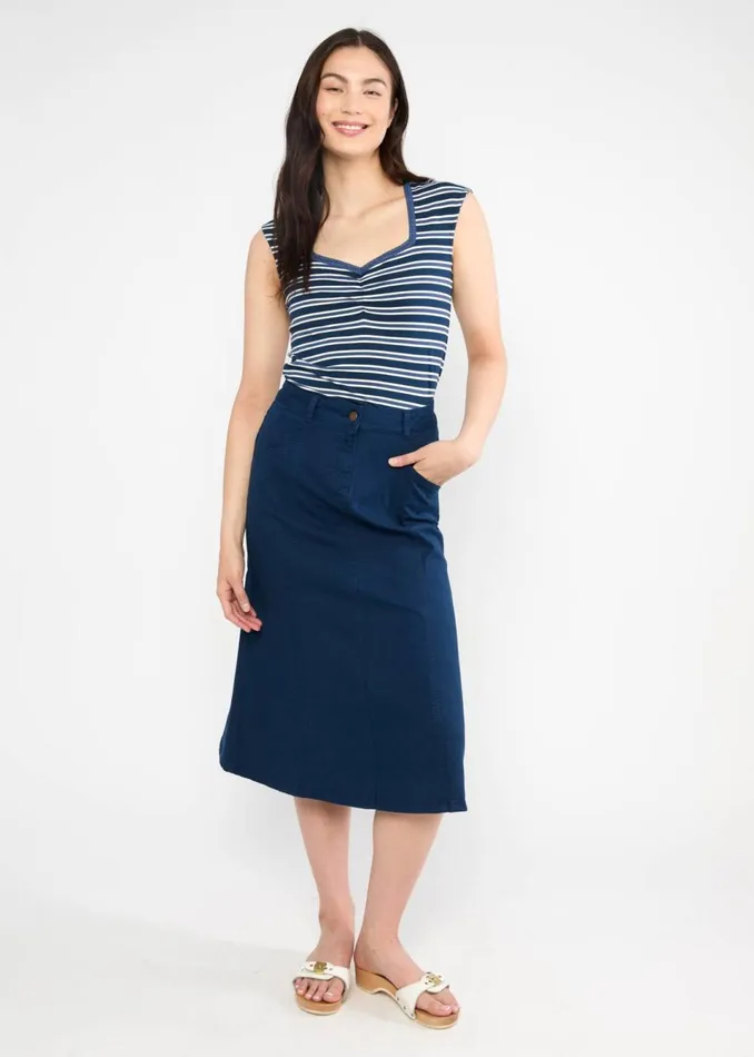 Blutsgeschwister Summer Top Let Romance Rule Blue Women Tops