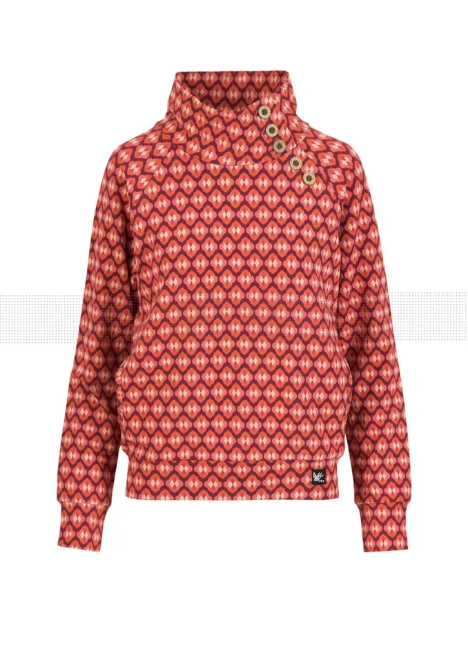 Blutsgeschwister Sweatshirt Oh So Nett Red Women Sweatshirts and Hoodies