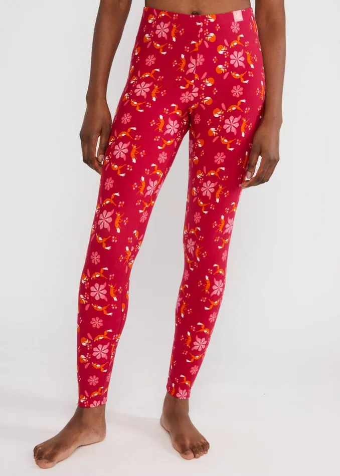 Blutsgeschwister Thermo Leggings Totally Thermo Red Women Trousers