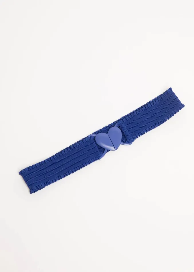 Blutsgeschwister Waist Belt Fantastic Elastic Heart Blue Women Other Accessoires