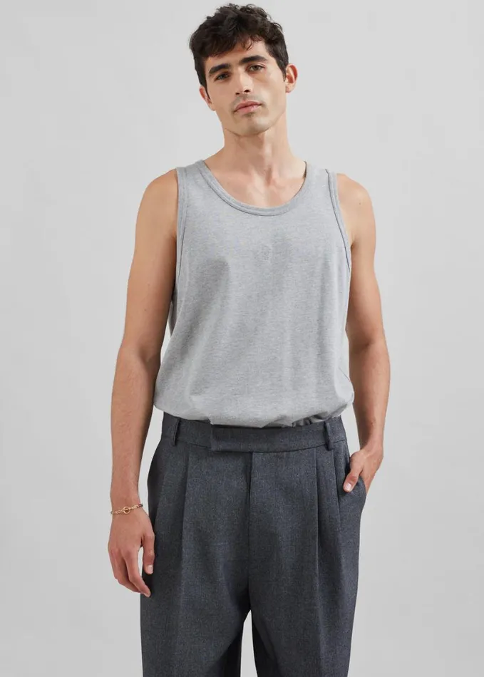 Bottoms Men The Frankie Shop Beo Suit Pants 8211 Grey Melange