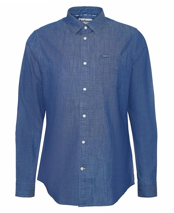 Bowley Tailored Shirt Chambray Men Barbour Shirts