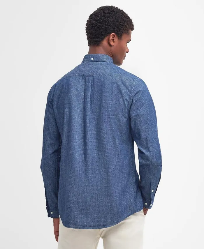 Bowley Tailored Shirt Chambray Men Barbour Shirts