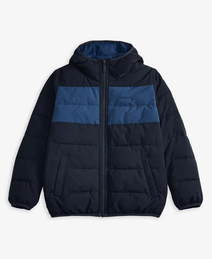 Boys039 Bobby Quilted Jacket Classic Navy Kids Barbour Jackets