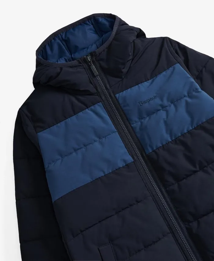 Boys039 Bobby Quilted Jacket Classic Navy Kids Barbour Jackets