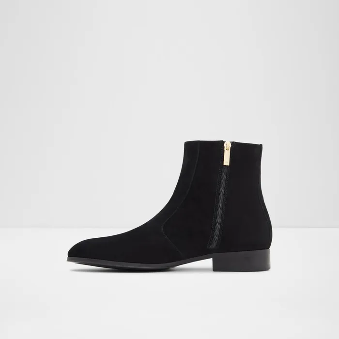 Brahm Black Leather Suede Men ALDO Boots