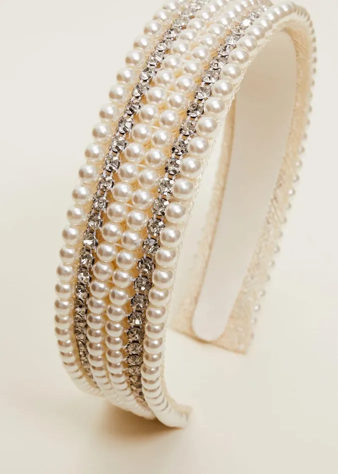 Bridal Beaded Headband Ivory Women Phase Eight Fascinators and Hats