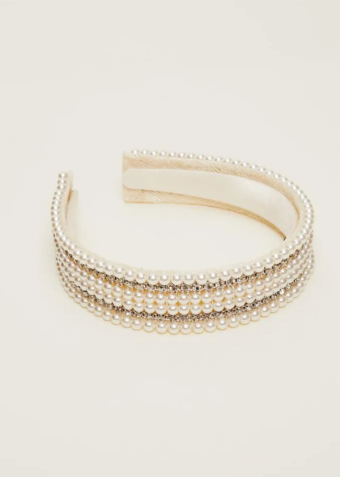 Bridal Beaded Headband Ivory Women Phase Eight Fascinators and Hats