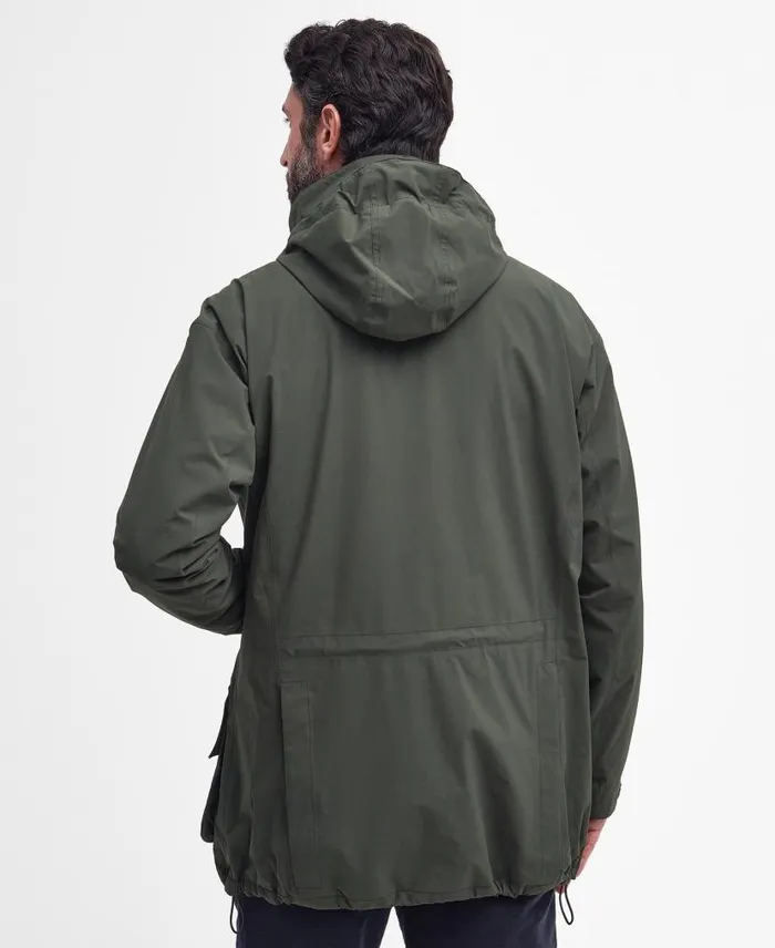 Brockhurst Packaway Waterproof Jacket Olive Men Barbour Waterproof Jackets