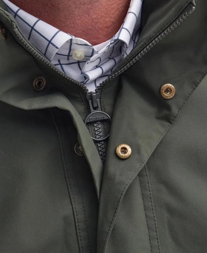 Brockhurst Packaway Waterproof Jacket Olive Men Barbour Waterproof Jackets