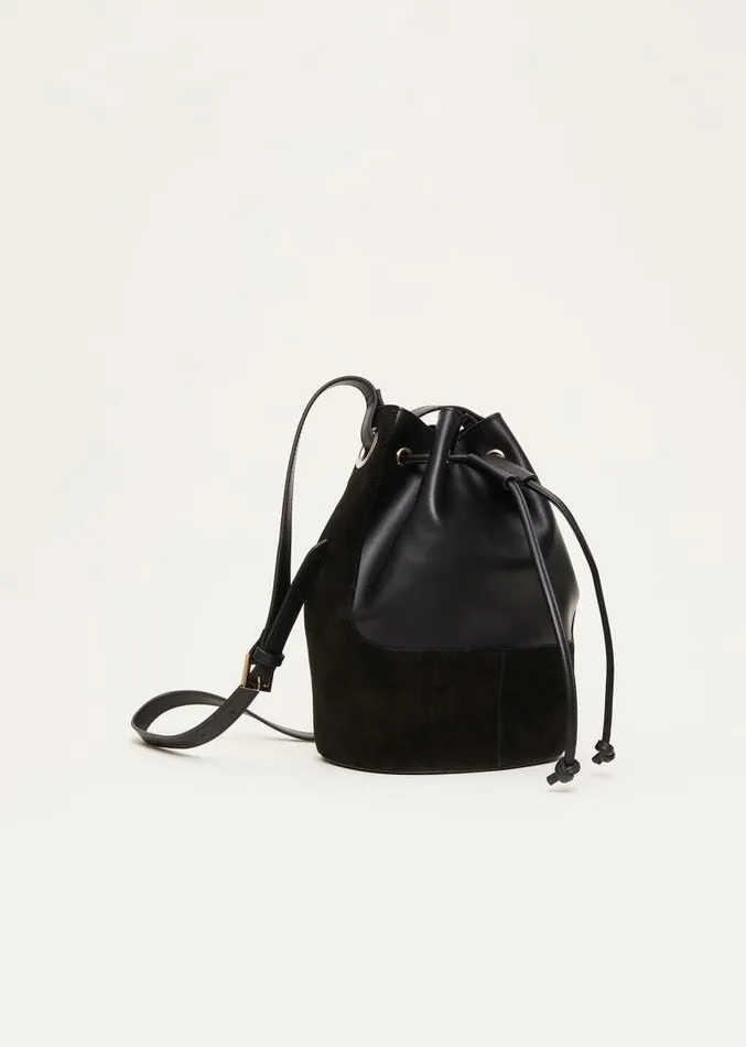 Bucket Shoulder Bag Black Women Phase Eight Bags and Clutches