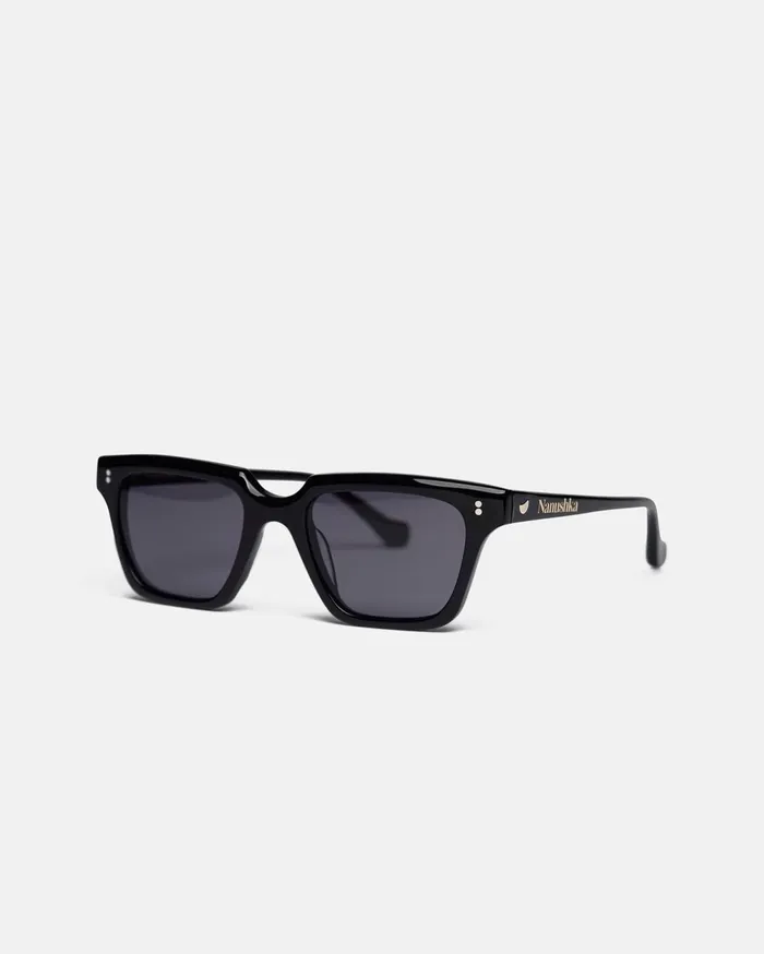 Cadao BioPlastic Angular Sunglasses Black WomenMen Nanushka Eyewear
