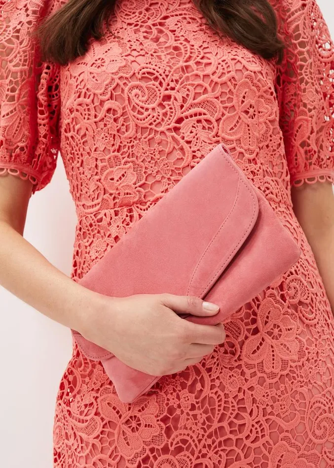 Caitlin Clutch Bag Watermelon Women Phase Eight Bags and Clutches