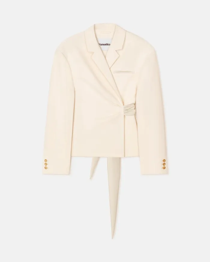 Candace Candace Blazer Creme Women Nanushka Tops