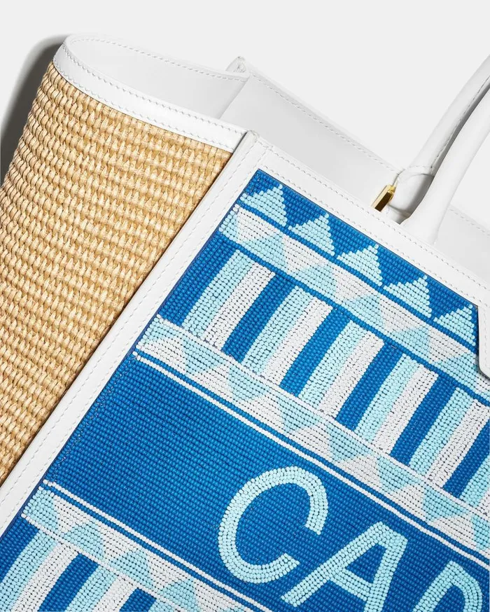 Capri Tote White Women Aquazzura Shoulder Bags Capri Tote White Women Aquazzura Shoulder Bags