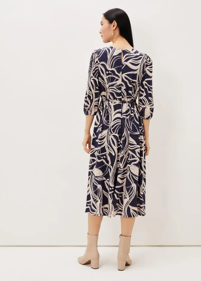 Carley Print Jersey Midi Dress Multicoloured Women Phase Eight Dresses