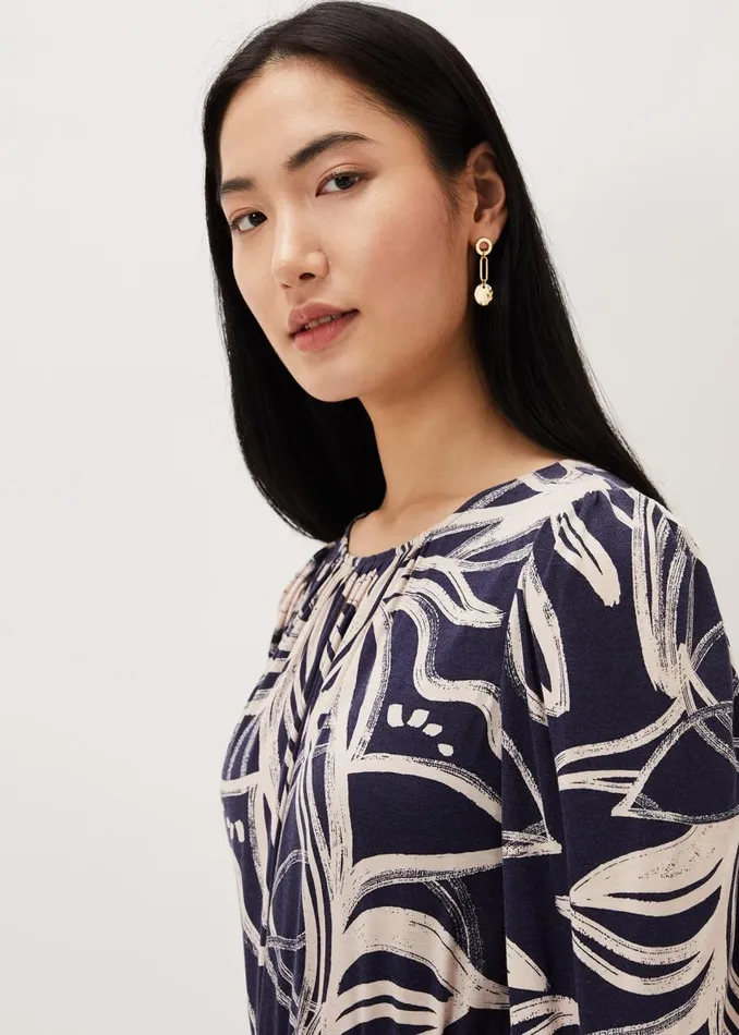Carley Print Jersey Midi Dress Multicoloured Women Phase Eight Dresses