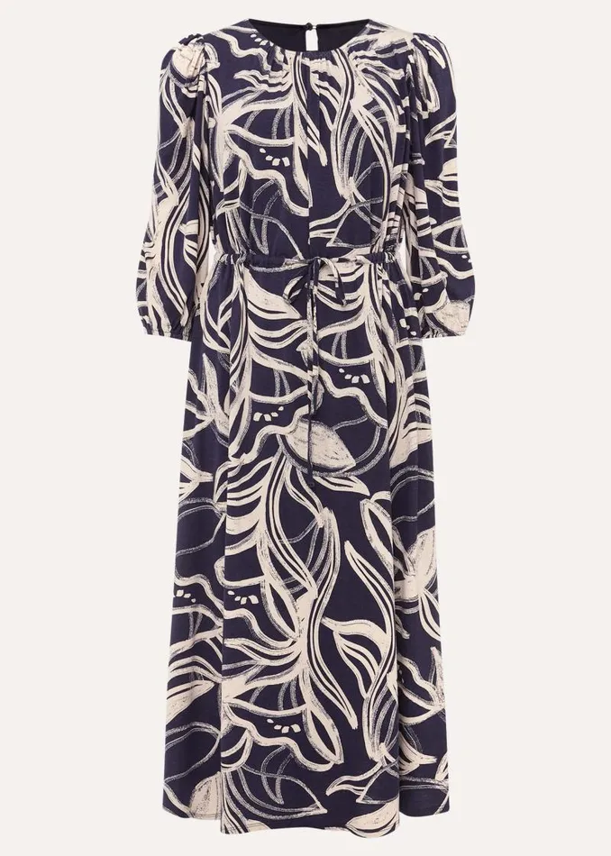 Carley Print Jersey Midi Dress Multicoloured Women Phase Eight Dresses