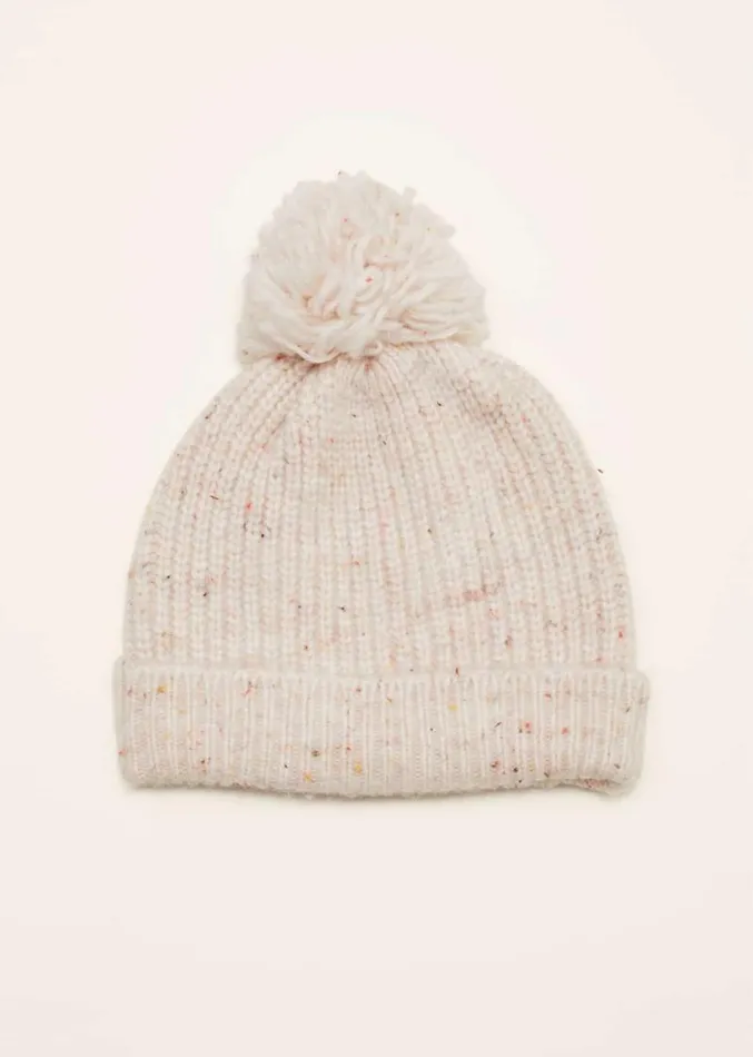 Cattie Ribbed Beanie Hat Neutral Women Phase Eight Fascinators and Hats