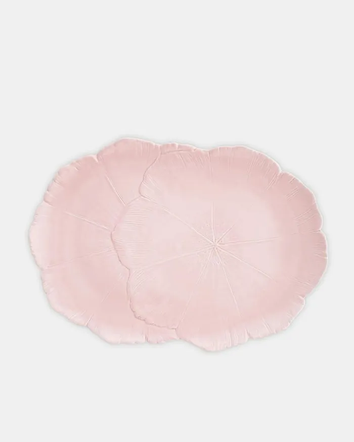 Cherry Blossom Oval Platter Pink Women Aquazzura Dinnerware Cherry Blossom Oval Platter Pink Women Aquazzura Dinnerware