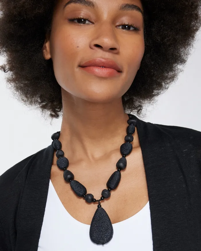 Chico039s Black Pendant Necklace Black Women Necklaces