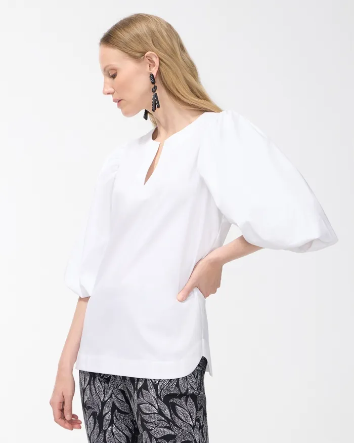 Chico039s No Iron Stretch Pullover Top Burnished Clay Women Tops