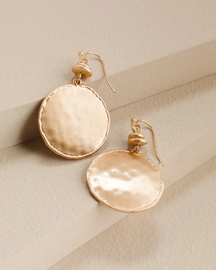 Chico039s Tayla Drop Earrings Gold Women Earrings