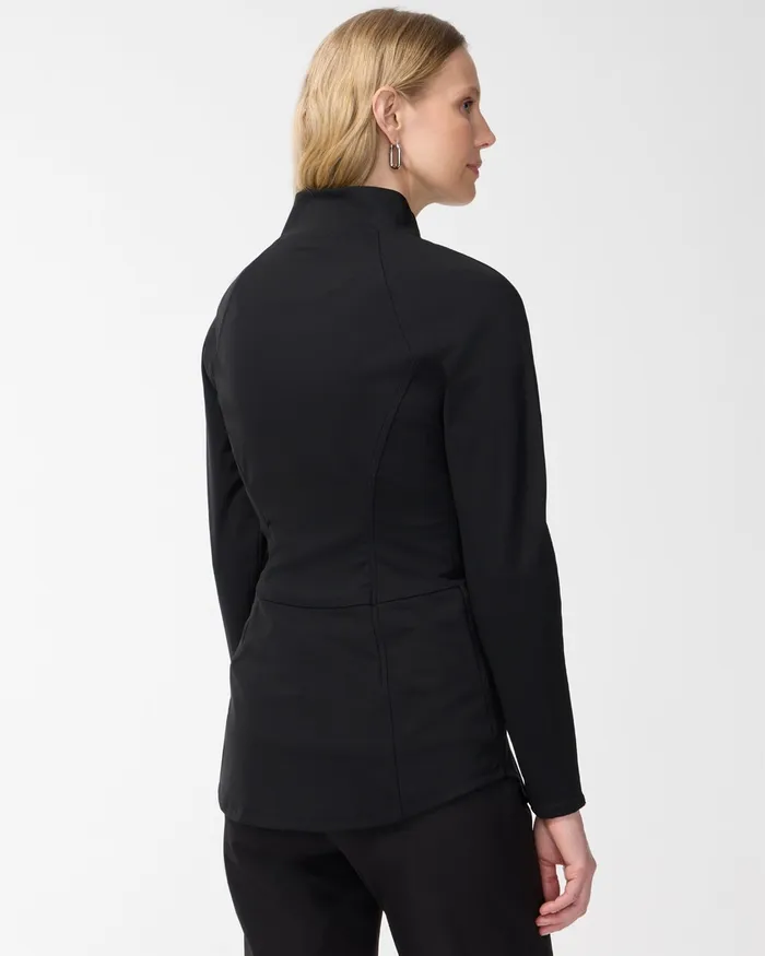 Chico039s Zenergy Seamed Jacket Black Women Activewear