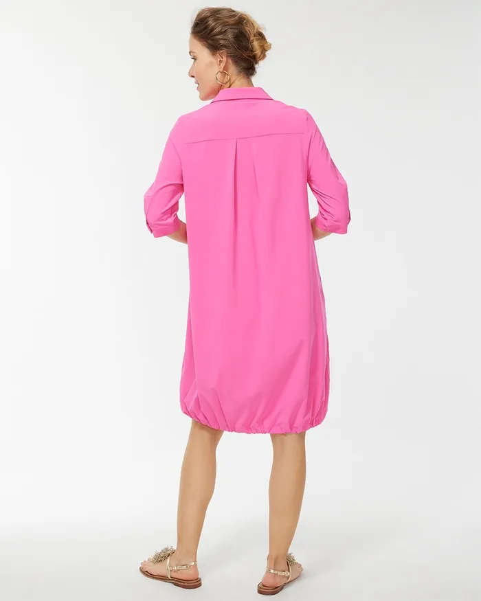 Chico039s Zenergy UPF Bungee Dress Dark Moss Women Dresses and Skirts
